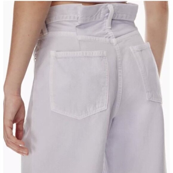 Agolde Dax Upsized Jean In Popsicle Women's Size 23 Pale Lavender Light Wash NWT - Picture 7 of 16
